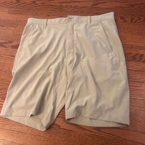 FootJoy Men's Light Tan Flat Front Shorts